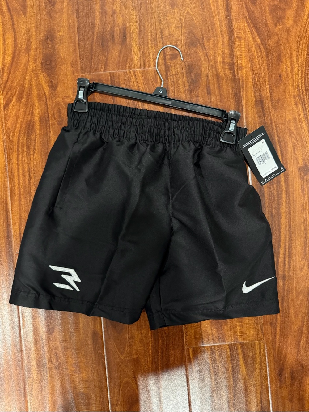 Nike 3BRAND by Russell Wilson Big Boys Basketball Short, black—NWT